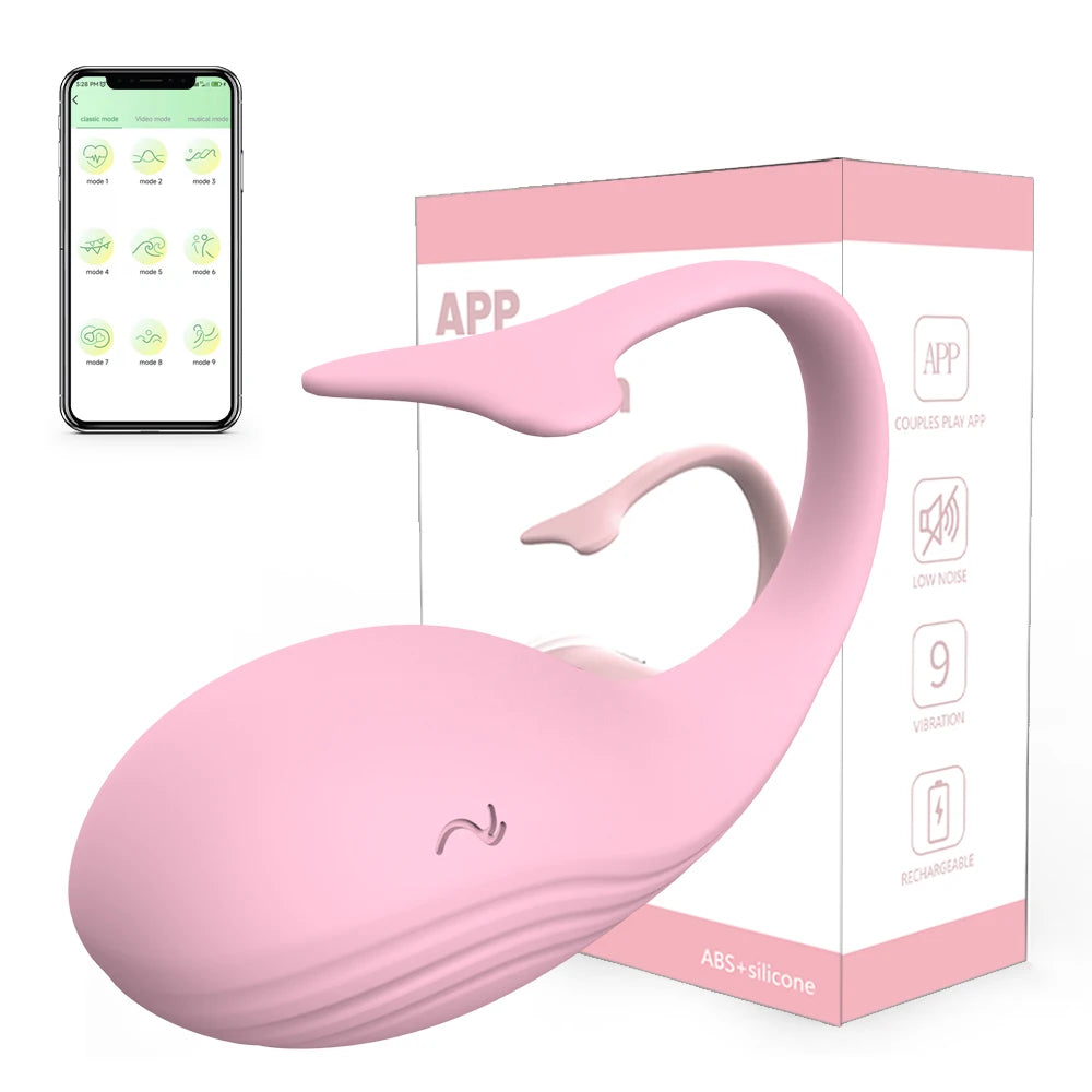 Wireless Vibration Love Egg Vibrator Vaginal G Spot Vibrating Stimulator Wearable Bluetooth APP Control Sex Toys For Adult Women