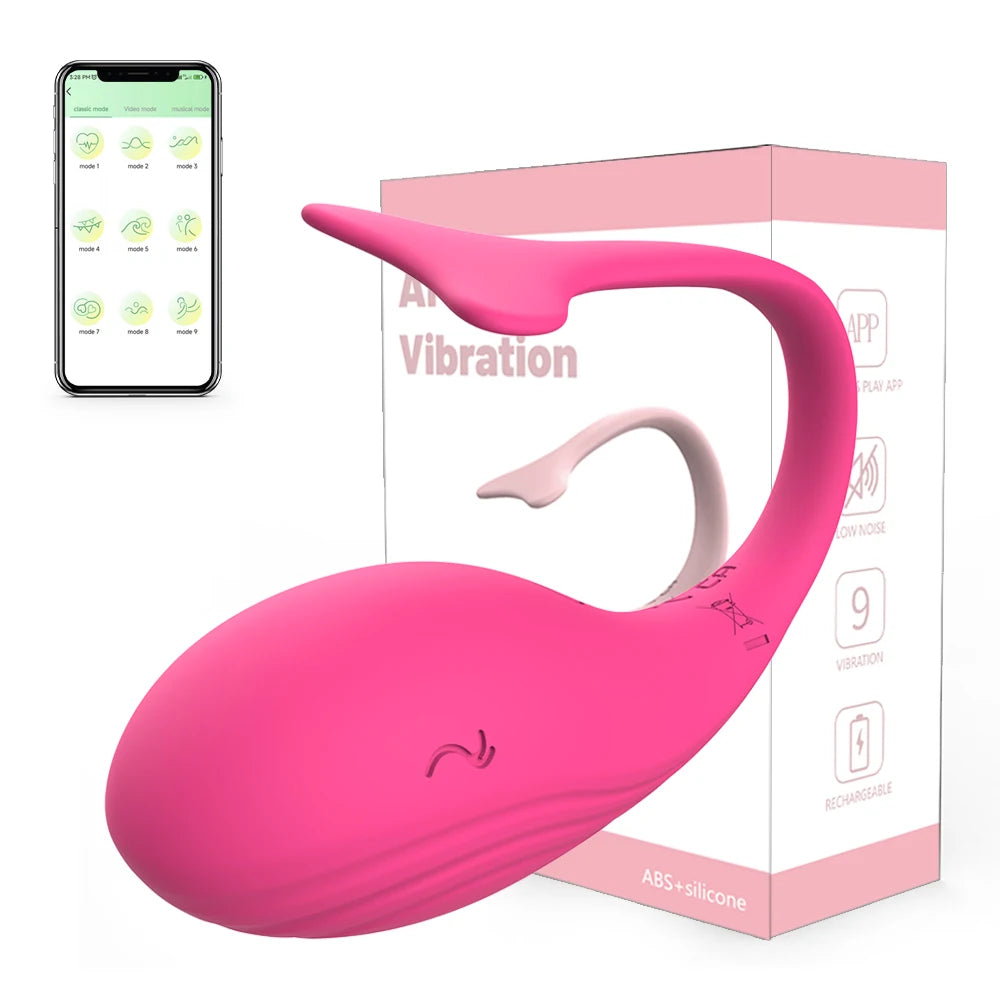 Wireless Vibration Love Egg Vibrator Vaginal G Spot Vibrating Stimulator Wearable Bluetooth APP Control Sex Toys For Adult Women