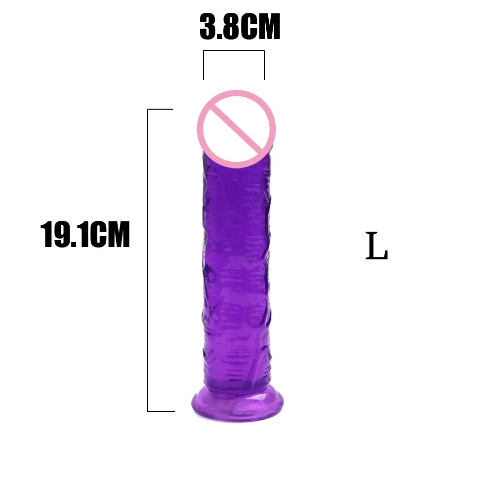 Dildo Anal Plug Dilldo? for Women But Cock Sex Toys Butt Woman Penis Dilbo? 18 Realistic Strapon Dildos Strap-on Adults Glass