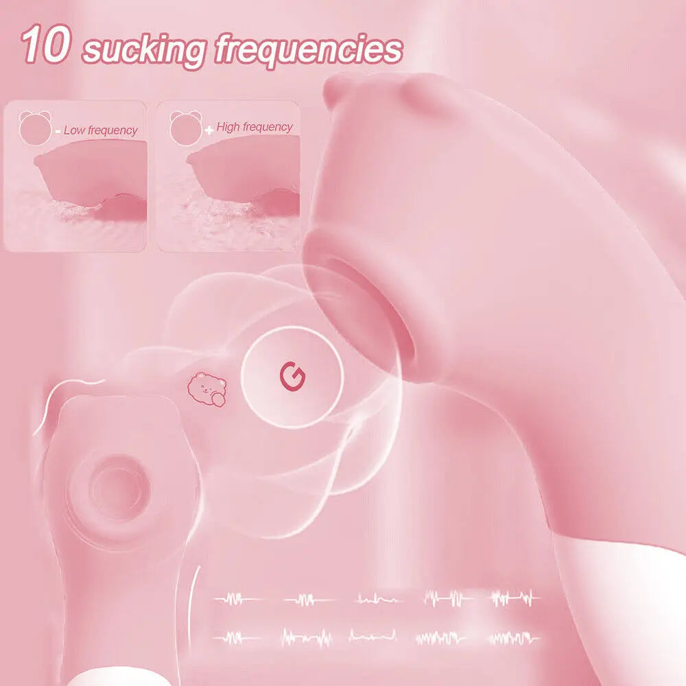 Clit Sucking Vibrator 10 Speed Vibrating Sucker Oral Suction Nipple Clitoris Stimulator Sex Toys For Women Masturbator Product