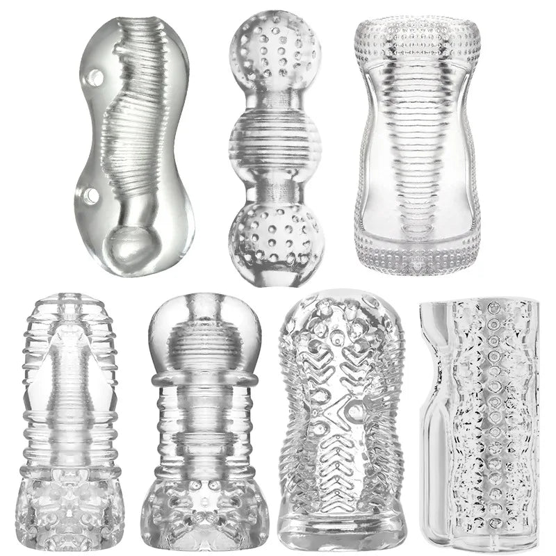 Sex Toys For Men Penis Enlargement Trainer 6 Stage Male Masturbator Pocket Pussy Real Vagina Sex Machine Sexual Toy Adult