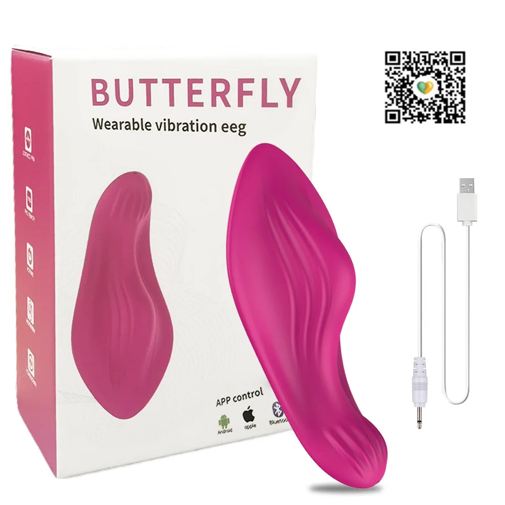 Wearable Bluetooth APP Vibrator for Women Wireless Remote Control Vibrating Egg Clitoris Stimulator Female Sex Toys for Couples