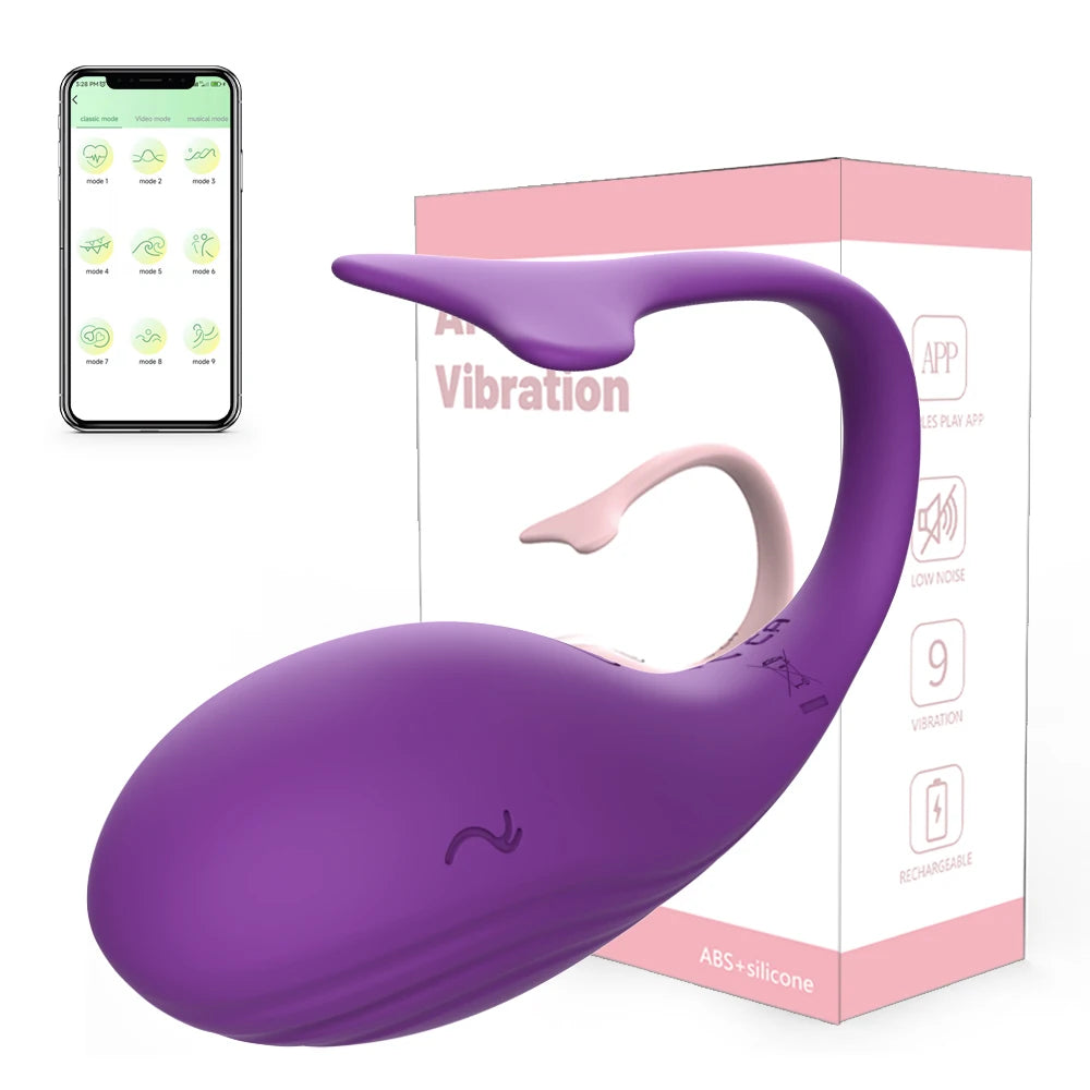 Wireless Vibration Love Egg Vibrator Vaginal G Spot Vibrating Stimulator Wearable Bluetooth APP Control Sex Toys For Adult Women