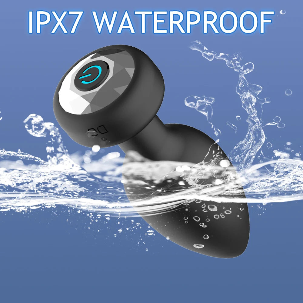 Vibrating Anal Vibrator for Man 10 Vibration Wireless Control Butt Plug Sex Toys for Couple Prostate Massager Adult Gay Products