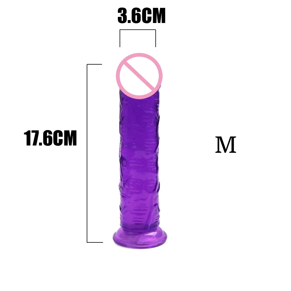 Dildo Anal Plug Dilldo? for Women But Cock Sex Toys Butt Woman Penis Dilbo? 18 Realistic Strapon Dildos Strap-on Adults Glass